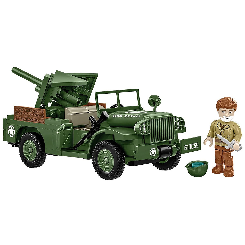 COBI: II wojna światowa 37mm GMC M6 Fargo zestaw konstrukcyjny (3116) kép 3