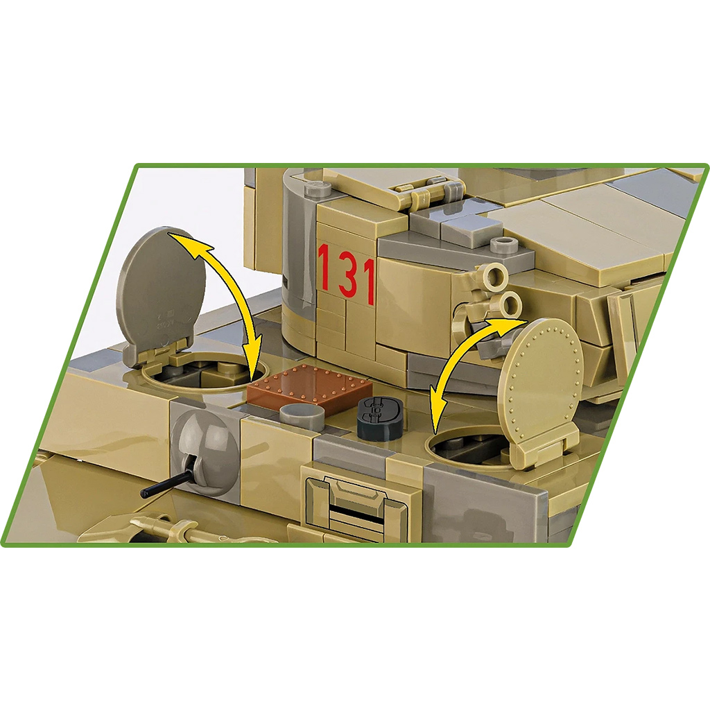 COBI: Czołg VI Tiger no131 zestaw konstrukcyjny (2588) kép 4