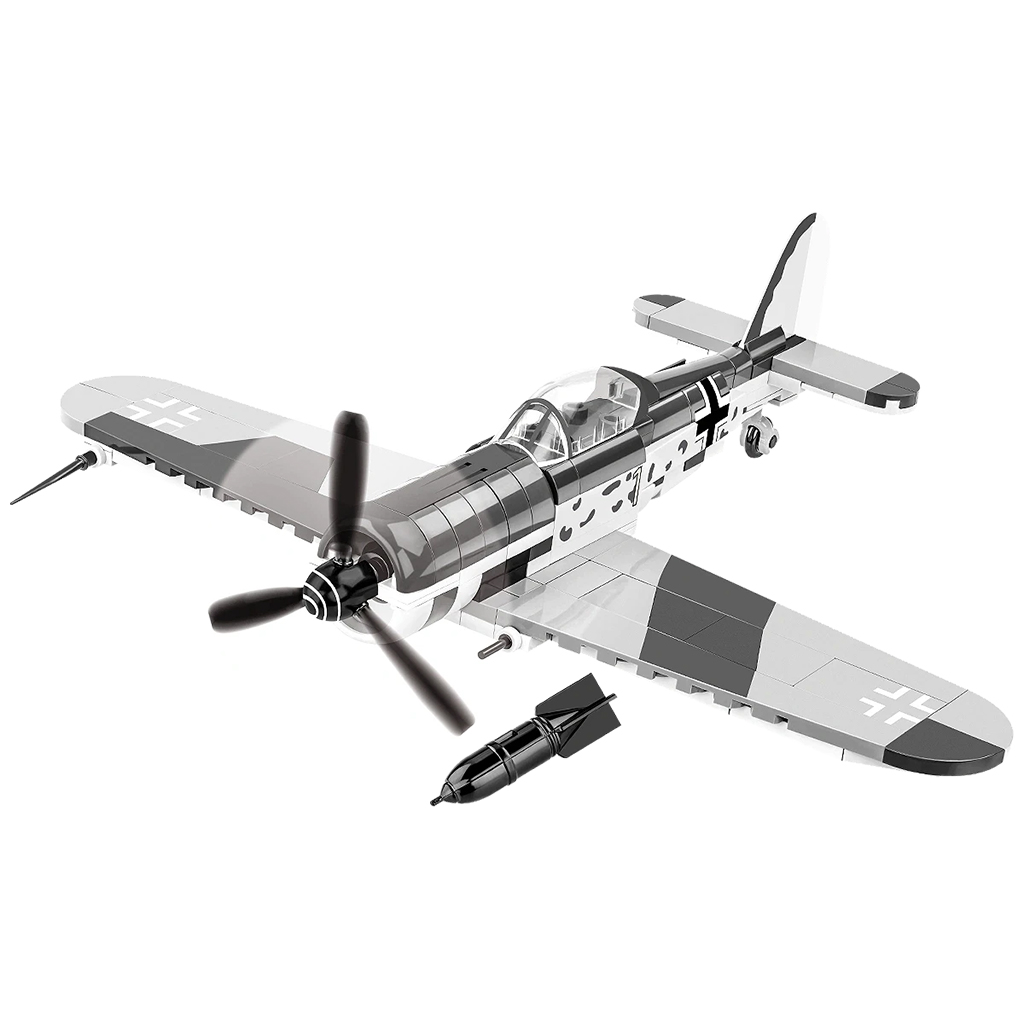 COBI: II wojna światowa Focke-Wulf FW 190 F-8 zabawka konstrukcyjna (5871) kép 2