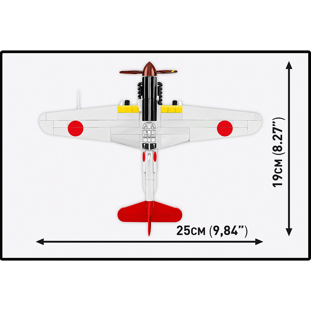 COBI: II wojna światowa Kawasaki Ki-61 Hien zestaw konstrukcyjny (5872) kép 4