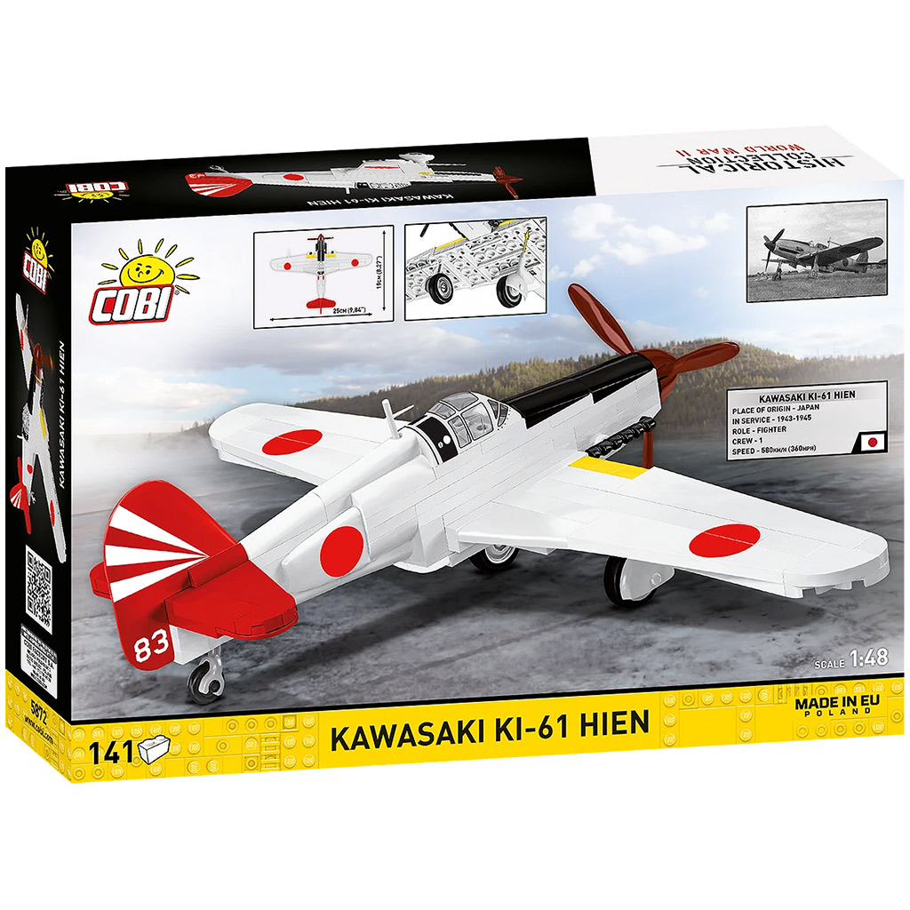 COBI: II wojna światowa Kawasaki Ki-61 Hien zestaw konstrukcyjny (5872) kép 5
