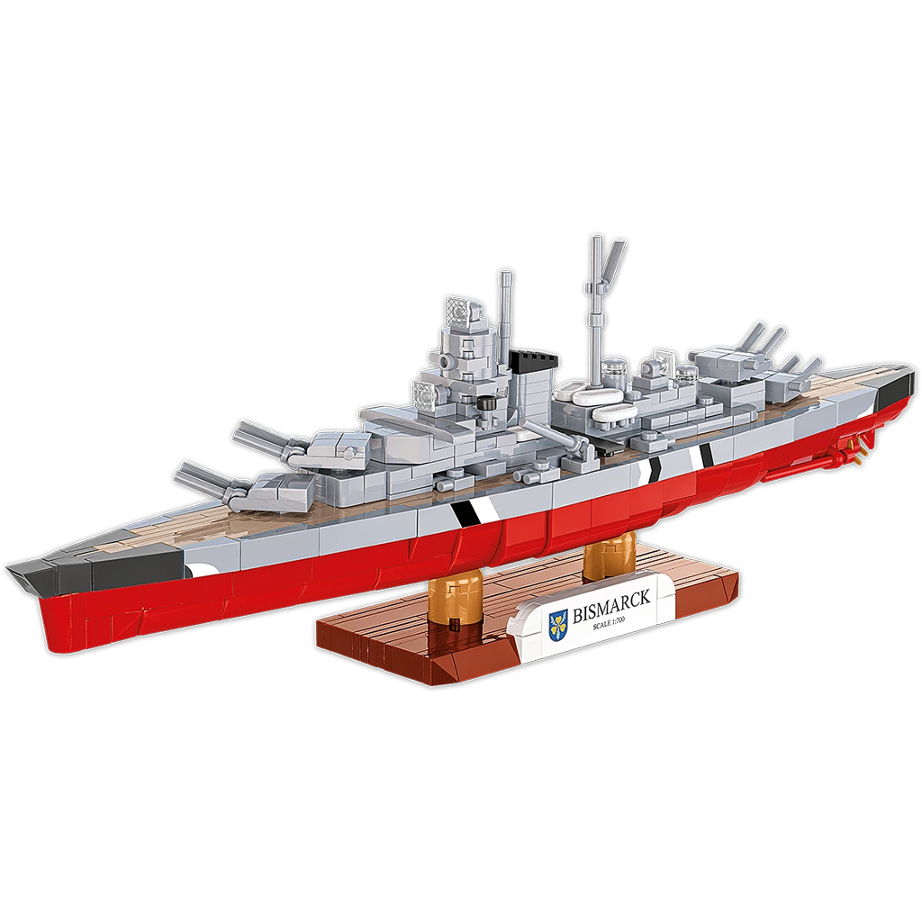 COBI: II wojna światowa Okręt wojenny Bismarck zestaw konstrukcyjny (4854) kép 2