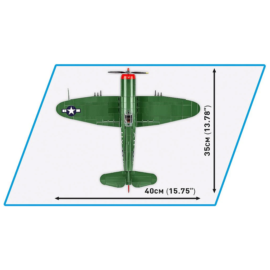 COBI: II wojna światowa P-47 Thunderbolt zestaw konstrukcyjny (5737) kép 5