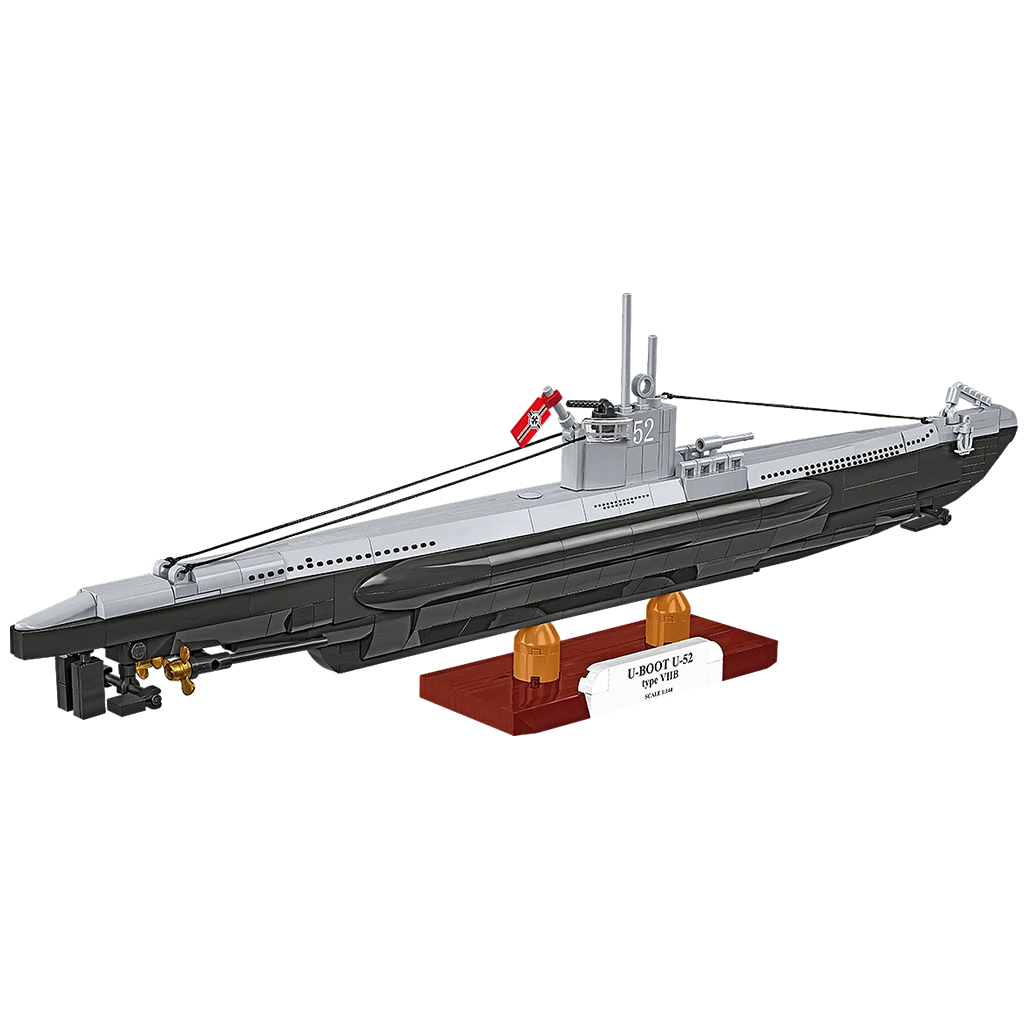 COBI: II wojna światowa U-Boot U-52 (Typ VIIB) statek budowlany (4852) kép 3