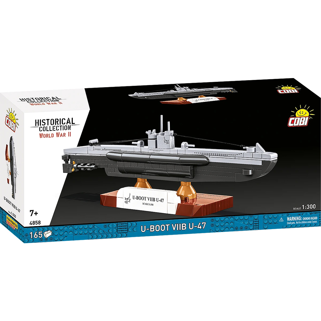 COBI: II wojna światowa U-Boot VIIB U-47 zestaw konstrukcyjny (4858) kép 1