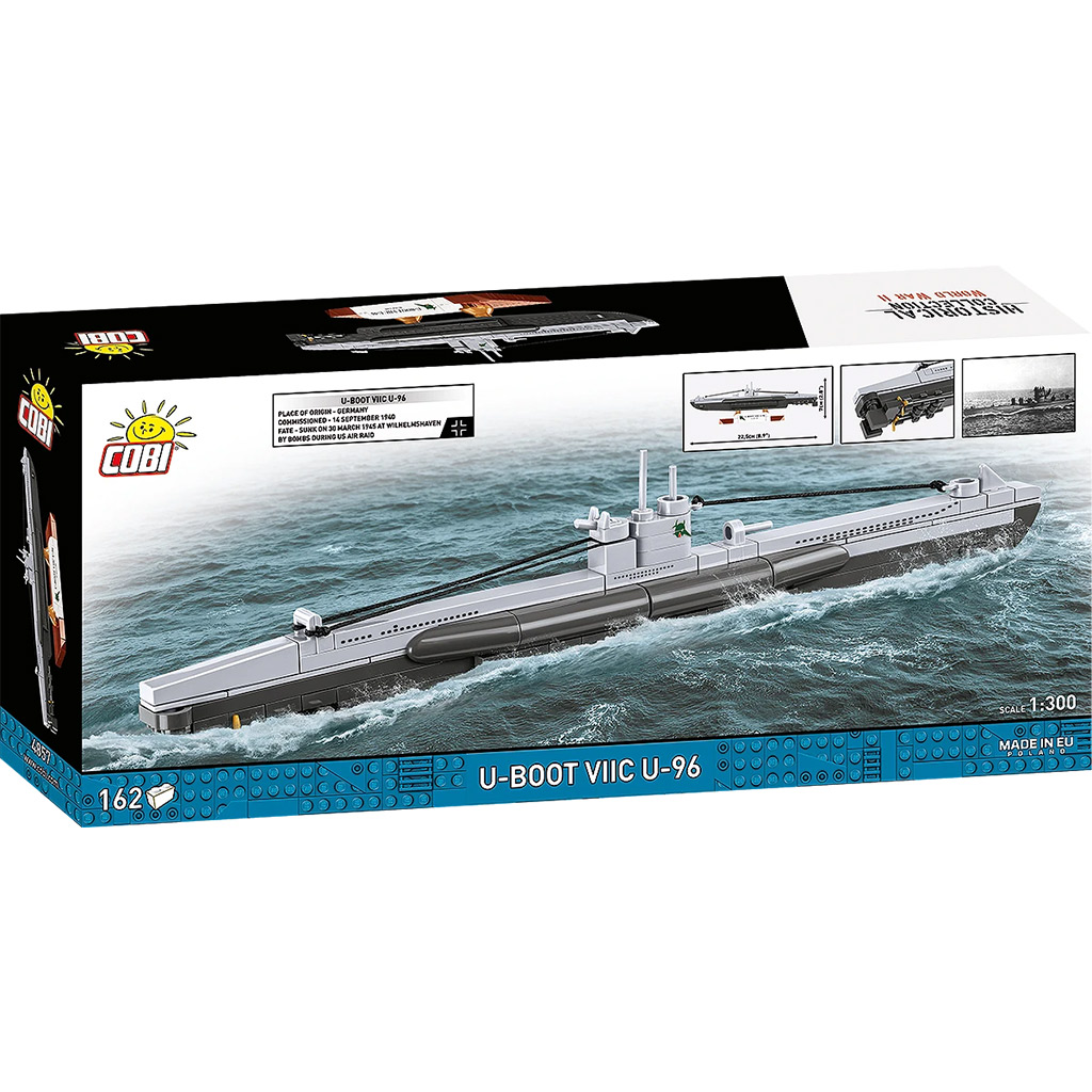 COBI: II wojna światowa U-Boot VIIC U-96 zestaw konstrukcyjny (4857) kép 6