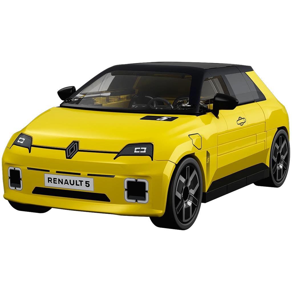 COBI: Żółty samochód Renault 5 E-Tech (24673) kép 2