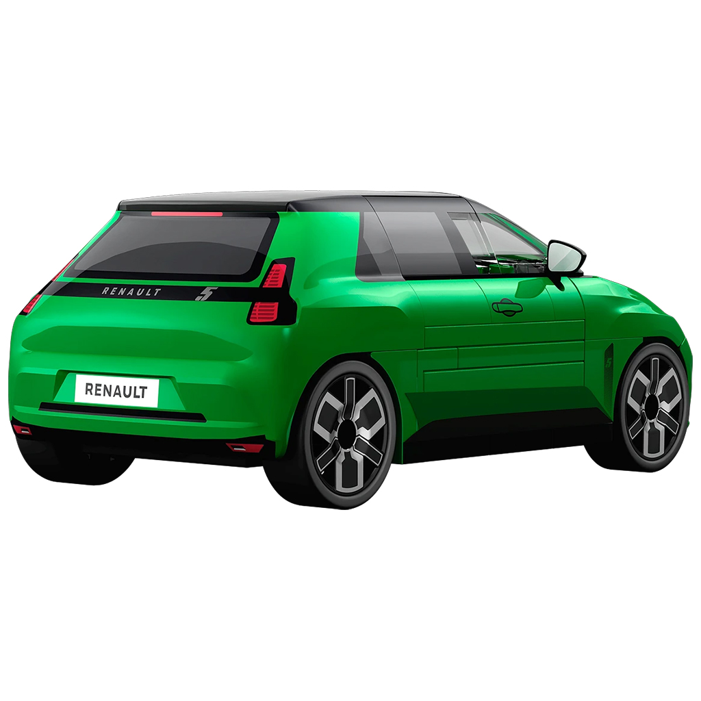 COBI: Renault 5 E-Tech zielony samochód konstrukcyjny (24674) kép 3