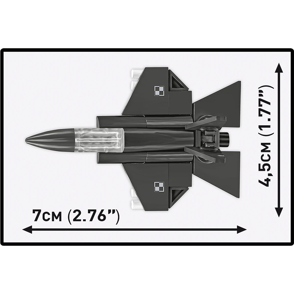 COBI: Siły Zbrojne F-35A Lightning II "Husarz" klocki konstrukcyjne (5926) kép 3