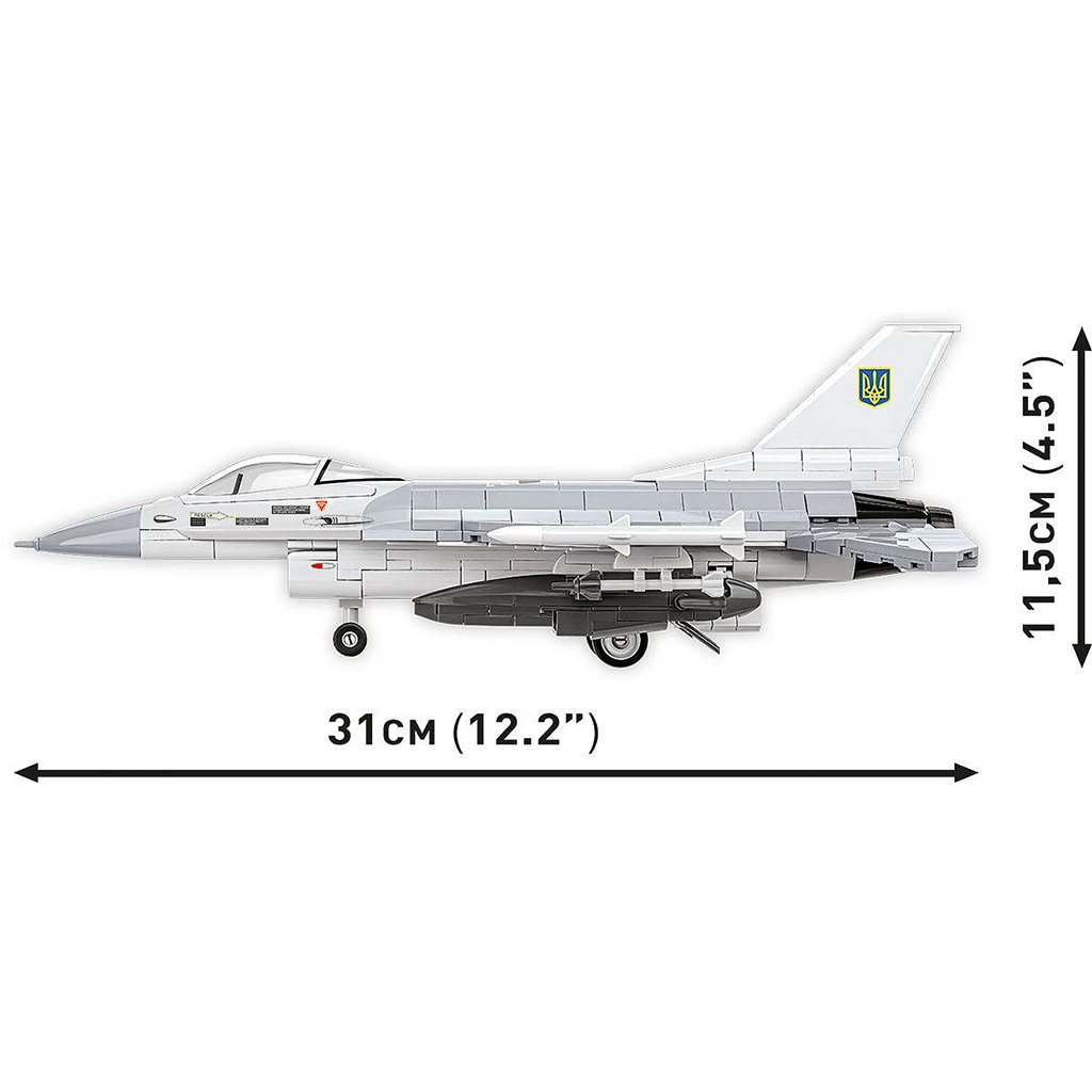 COBI: Siły Zbrojne F-16AM Fighting Falcon zestaw konstrukcyjny (5893) kép 6
