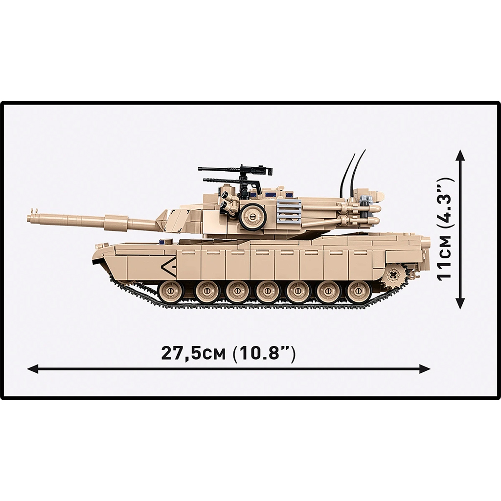 COBI: Siły Zbrojne M1A2 Abrams zestaw konstrukcyjny (2632) kép 4