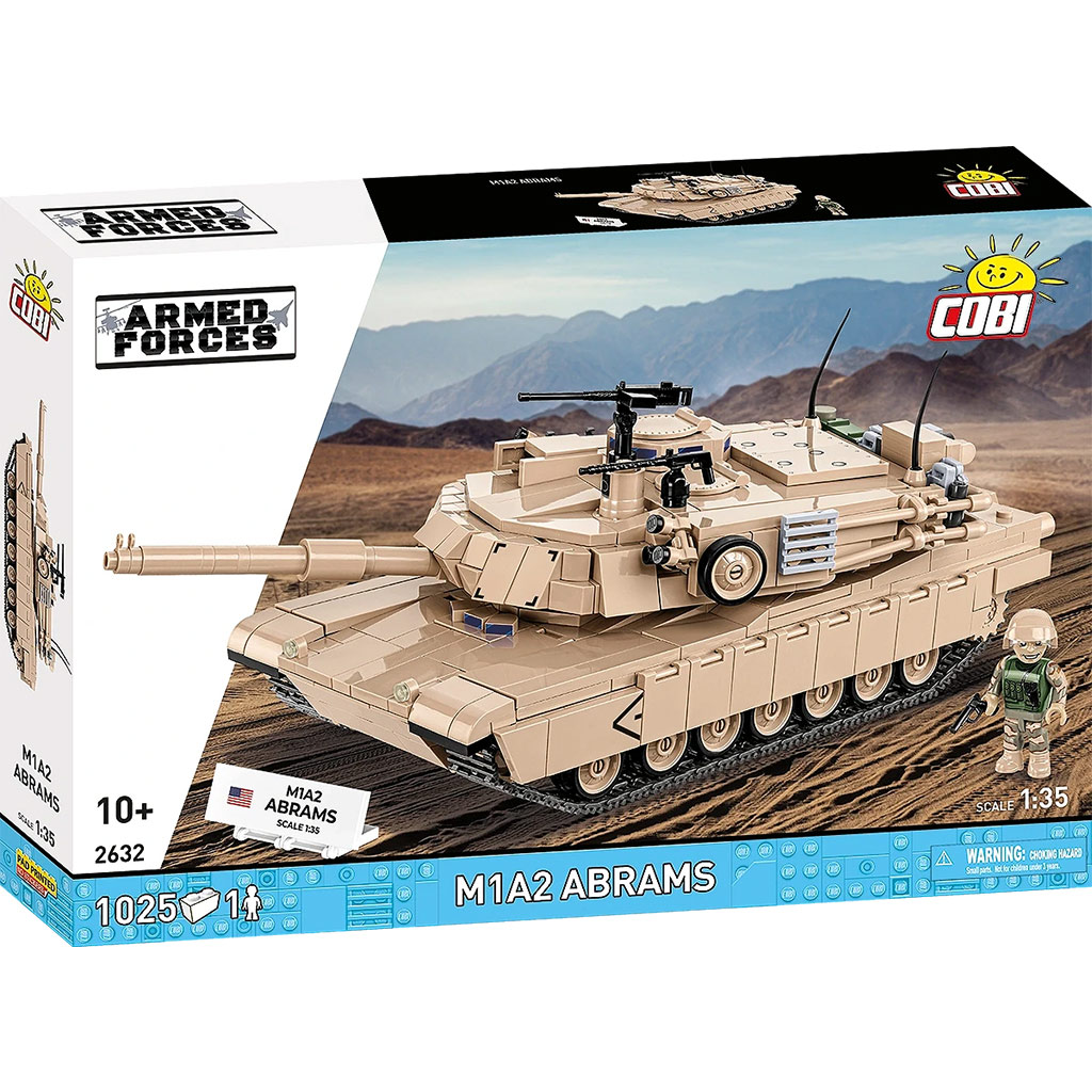 COBI: Siły Zbrojne M1A2 Abrams zestaw konstrukcyjny (2632) kép 1