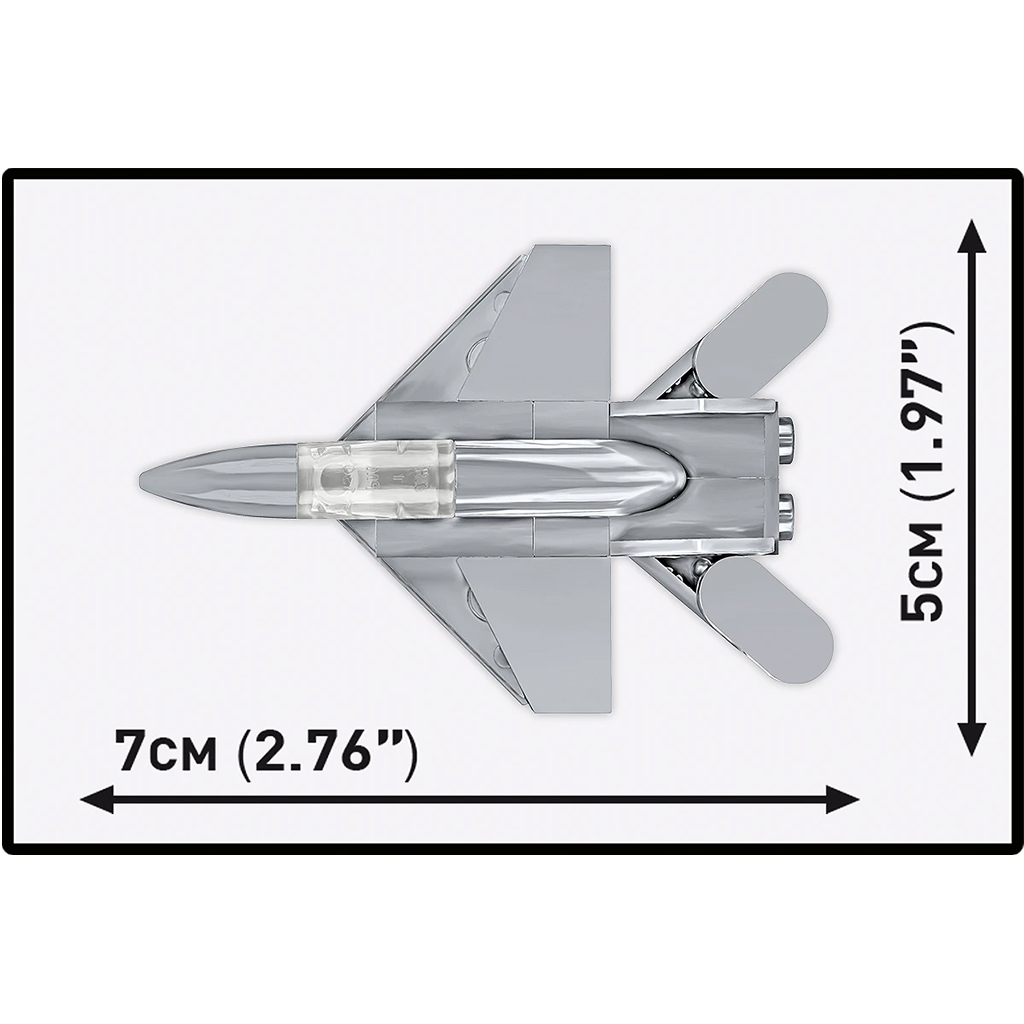 COBI: Siły Zbrojne MiG-29 NATO "Fulcrum" klocki (5928) kép 3