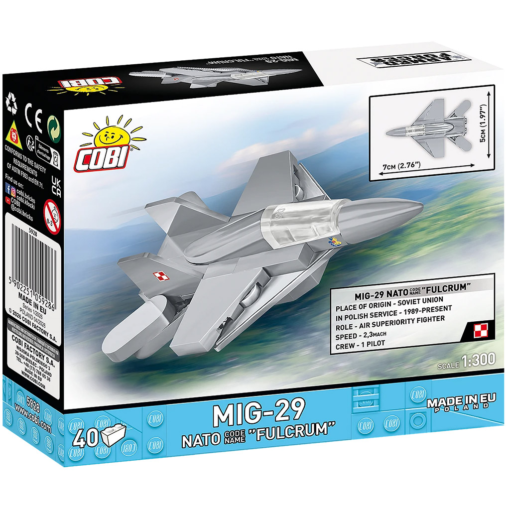 COBI: Siły Zbrojne MiG-29 NATO "Fulcrum" klocki (5928) kép 4