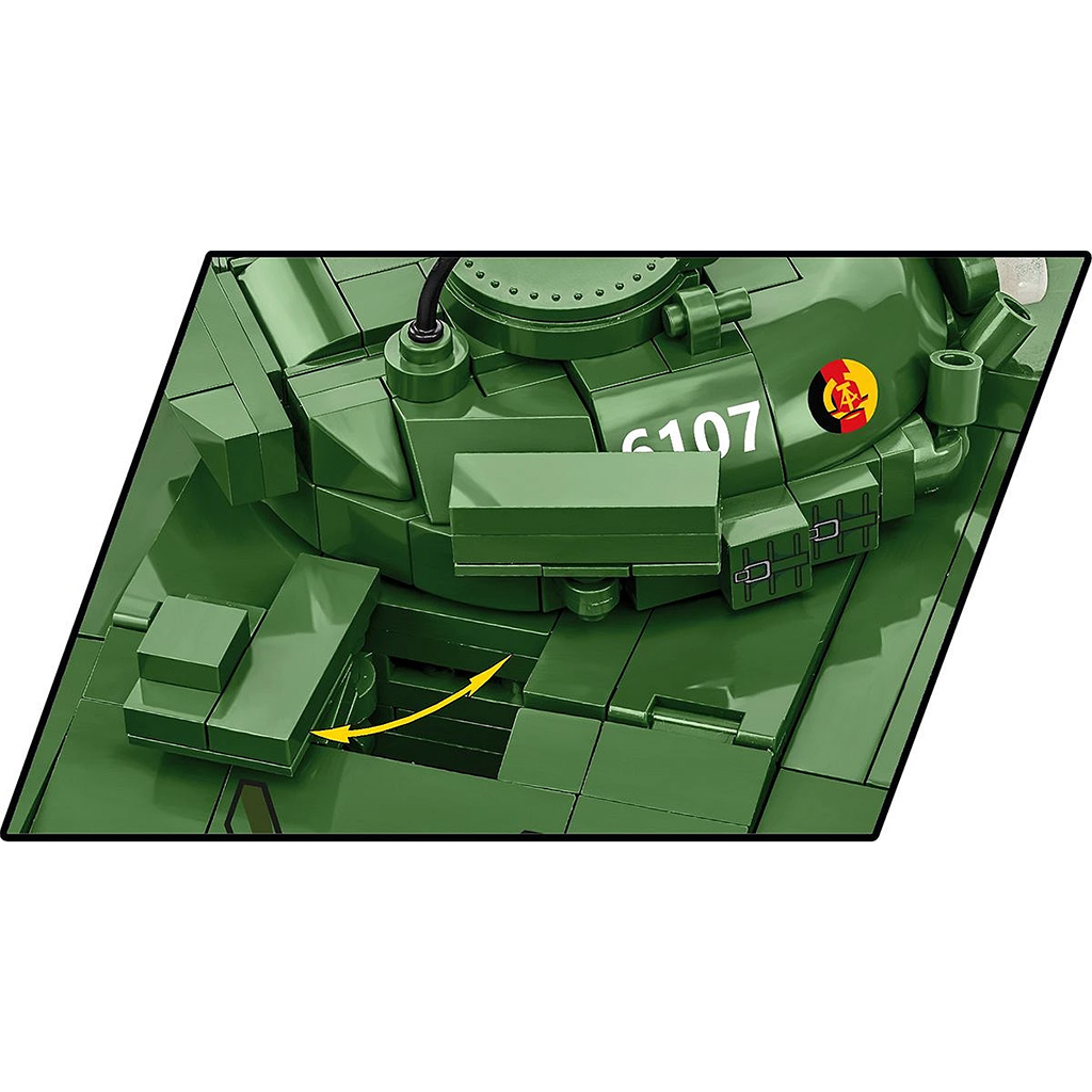 COBI: Siły Zbrojne T-72 (Niemcy Wschodnie/Sowieci) czołg budowlany (2625) kép 4
