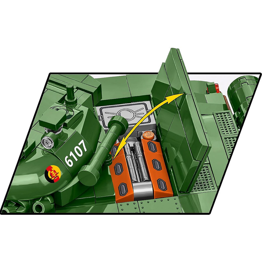 COBI: Siły Zbrojne T-72 (Niemcy Wschodnie/Sowieci) czołg budowlany (2625) kép 5