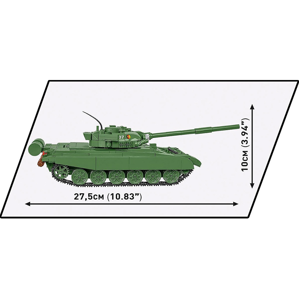 COBI: Siły Zbrojne T-72 (Niemcy Wschodnie/Sowieci) czołg budowlany (2625) kép 8