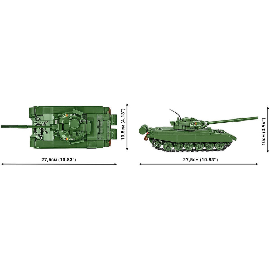 COBI: Siły Zbrojne T-72 (Niemcy Wschodnie/Sowieci) czołg budowlany (2625) kép 9
