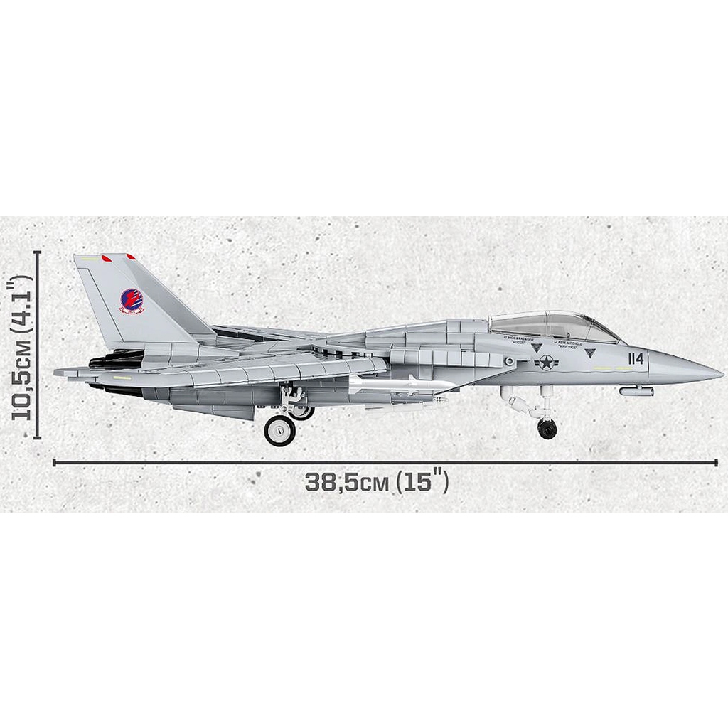 COBI: Top Gun F-14A Tomcat™ zestaw konstrukcyjny (5811A) kép 6