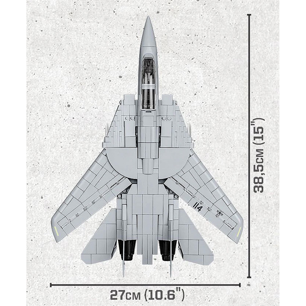 COBI: Top Gun F-14A Tomcat™ zestaw konstrukcyjny (5811A) kép 7