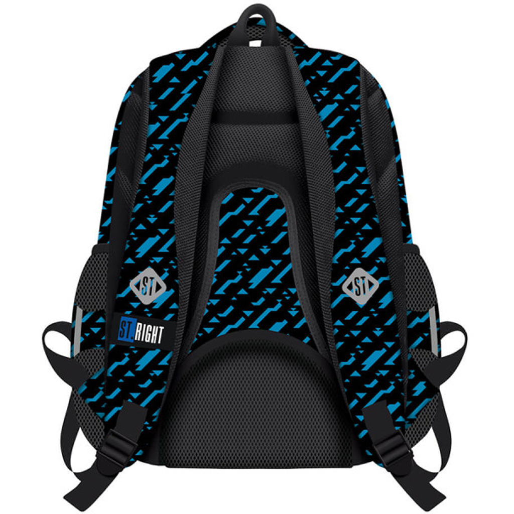 St.Right Cosmic Soccer ergonomiczny plecak szkolny, plecak BP06 43x32x20cm kép 2