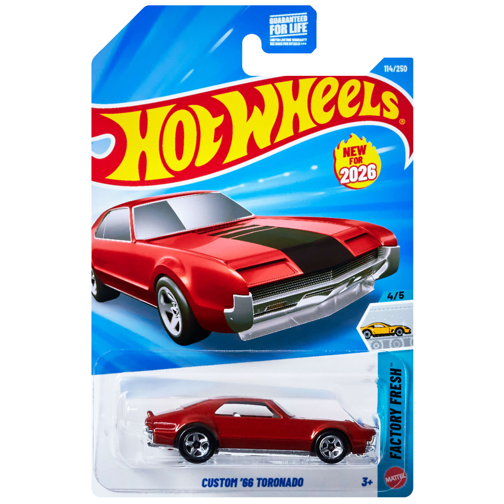 Hot Wheels: Custom '66 Toronado samochód 1/64 - Mattel kép 1