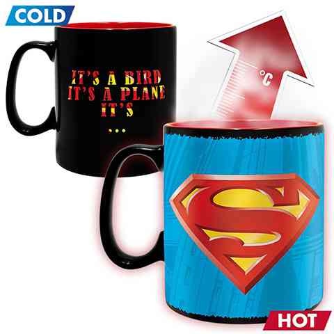 DC Comics - Superman kubek zmieniający kolor pod wpływem ciepła 460ml kép 2