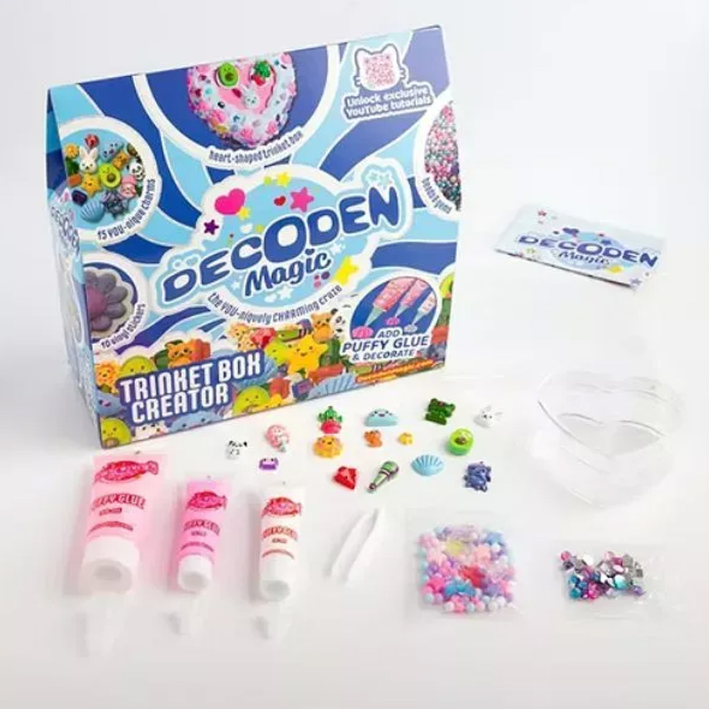 Decoden Magic - Magiczna dekoracja: szkatułka na biżuterię w kształcie serca kép 2