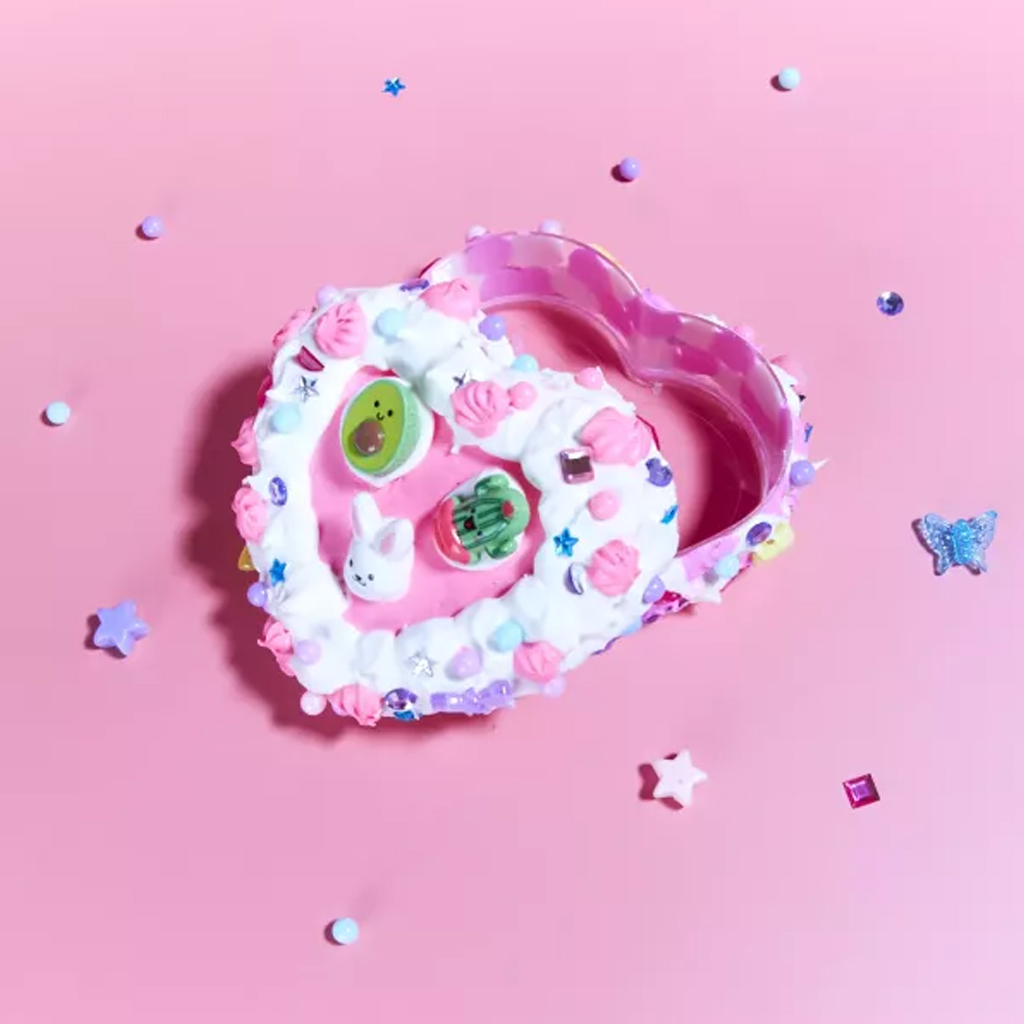Decoden Magic - Magiczna dekoracja: szkatułka na biżuterię w kształcie serca kép 3