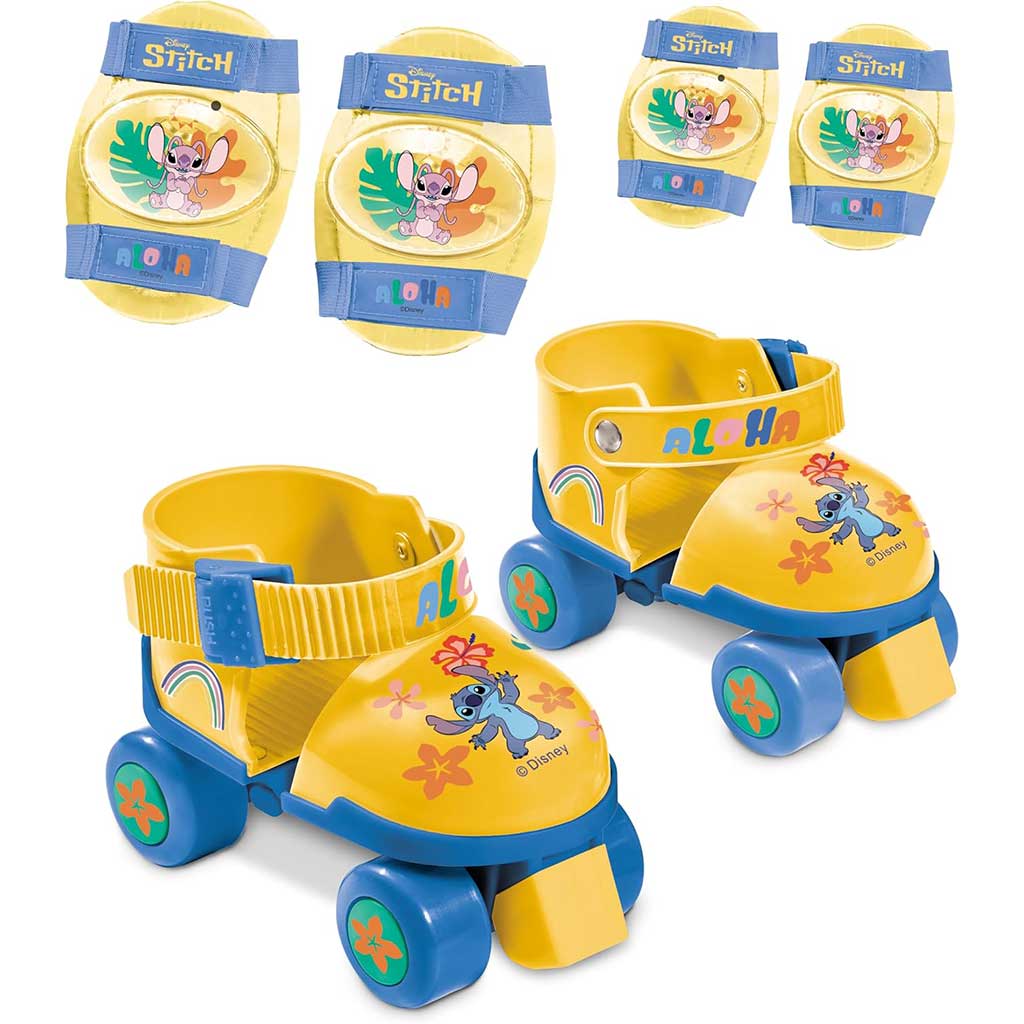 Disney Stitch rolki z ochraniaczami w rozmiarach 22–29 - Mondo Toys kép 2