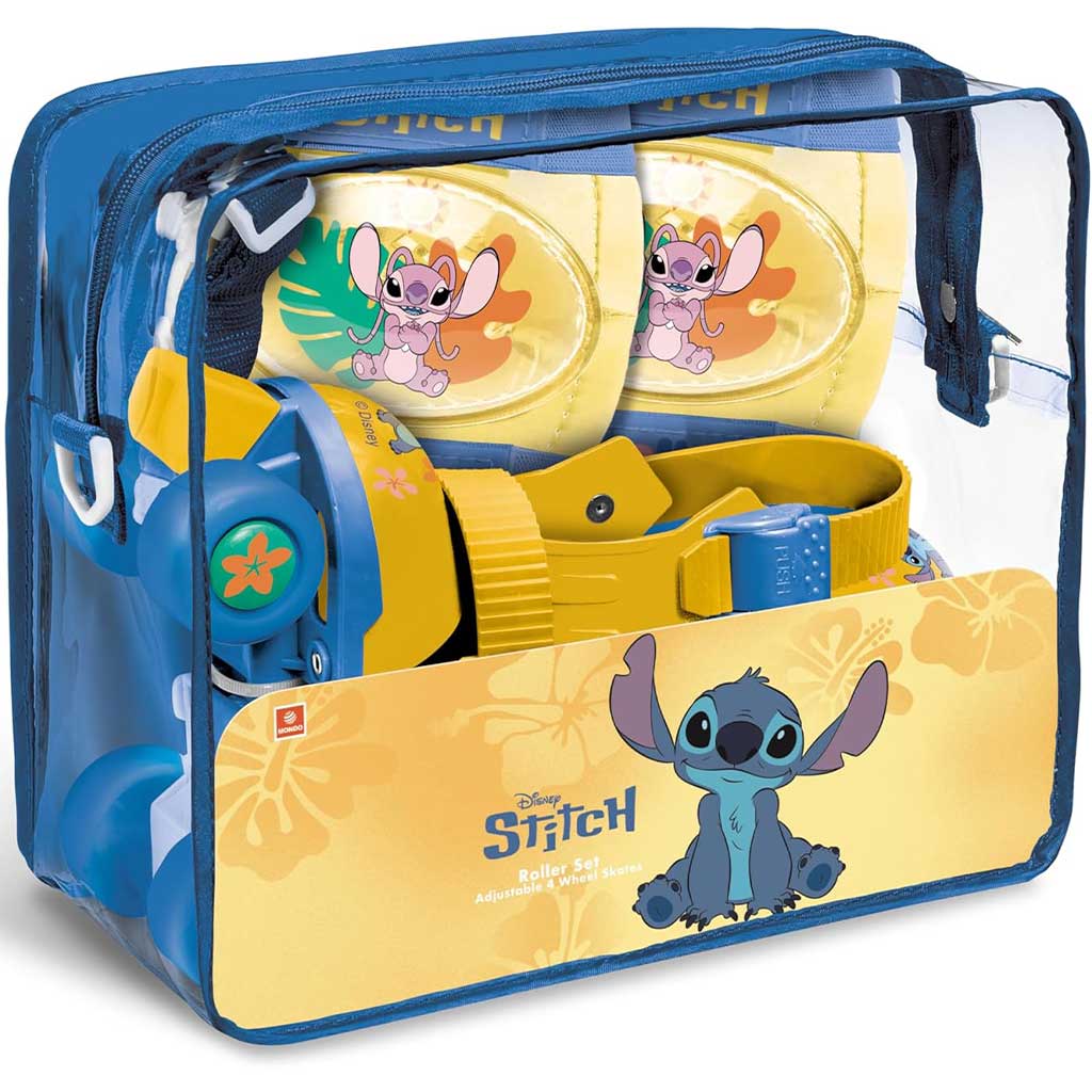 Disney Stitch rolki z ochraniaczami w rozmiarach 22–29 - Mondo Toys kép 1