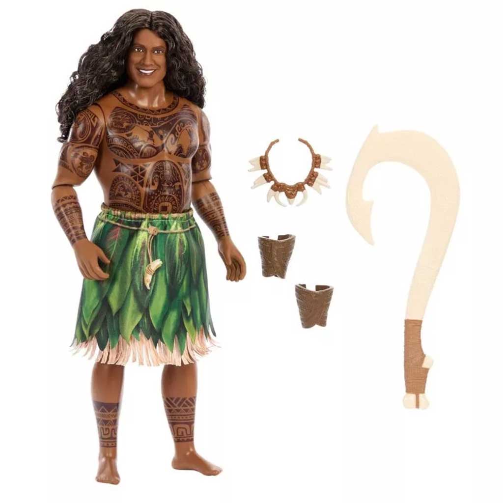 Disney Księżniczki: Vaiana film - figura Maui 26cm - Mattel kép 3