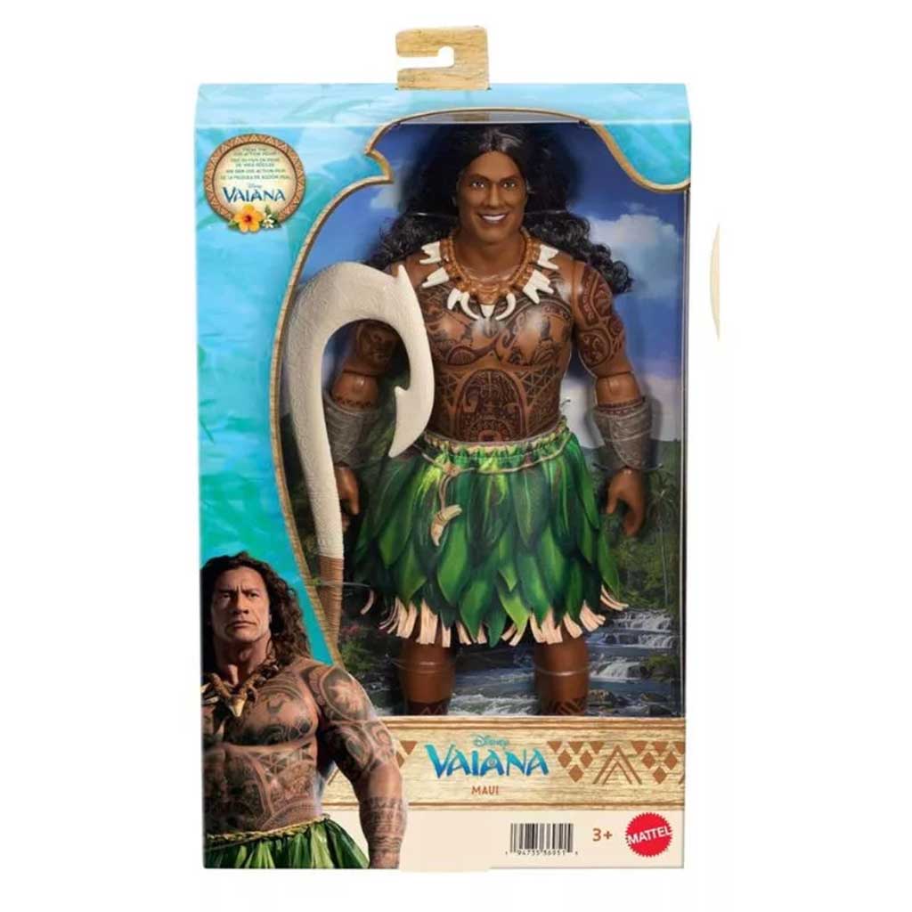 Disney Księżniczki: Vaiana film - figura Maui 26cm - Mattel kép 1