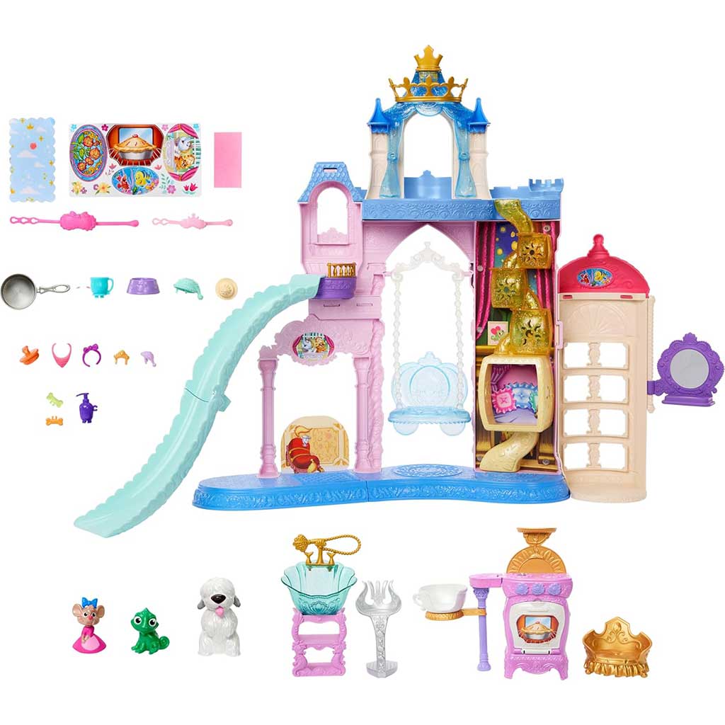 Disney Księżniczki: Zestaw do zabawy w zamek dla zwierząt - Mattel kép 4