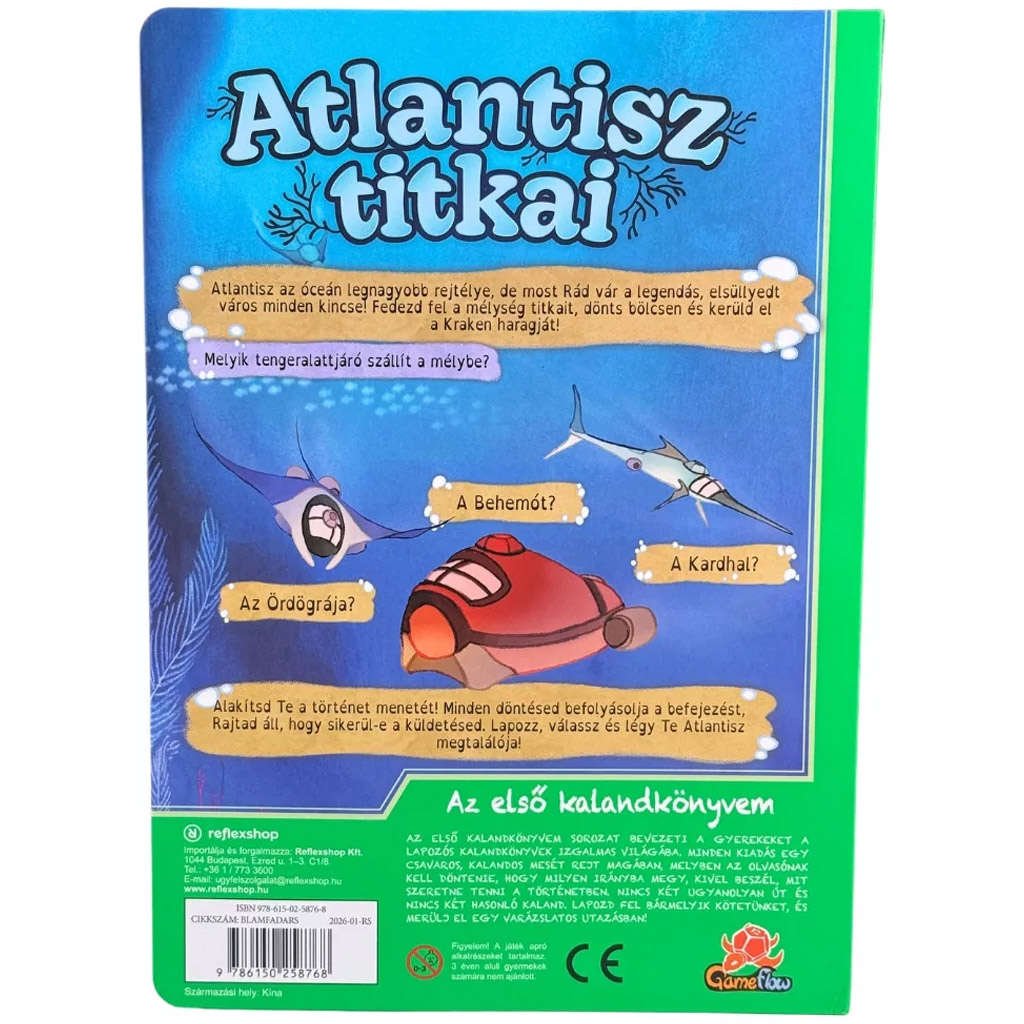 Moja pierwsza książka przygodowa: Tajemnice Atlantydy kép 4