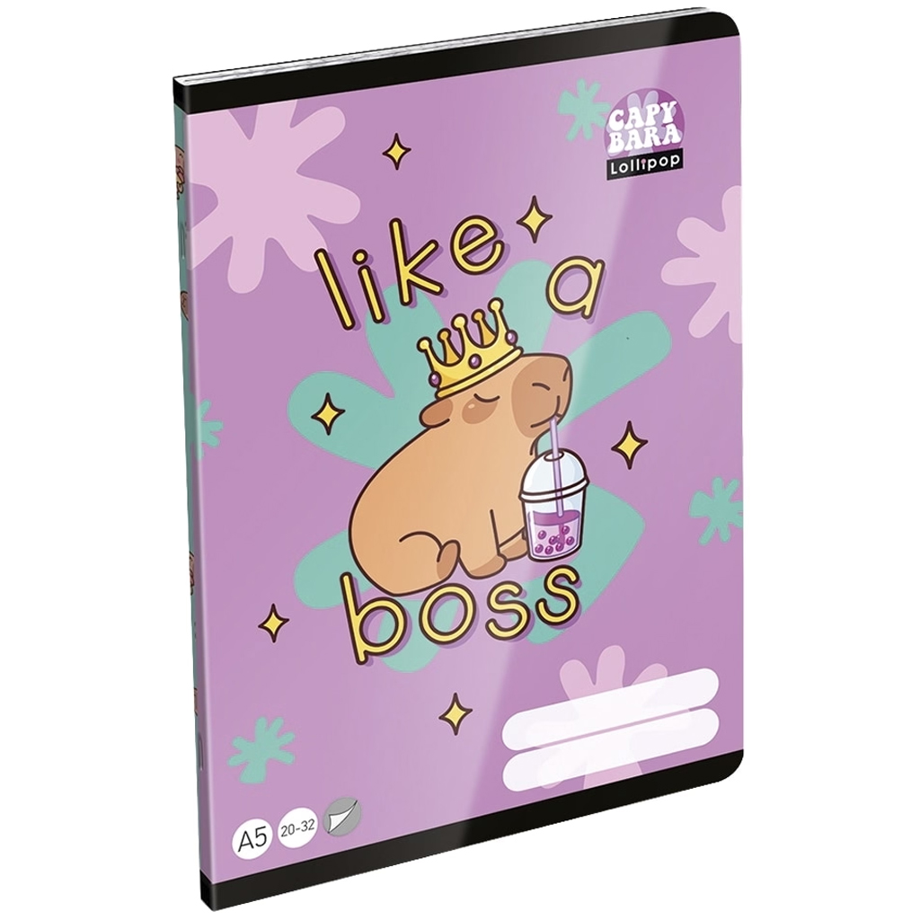 ICO: Lizzysuli Lollipop Capybara gładki zeszyt A/5 20-32 kép 1