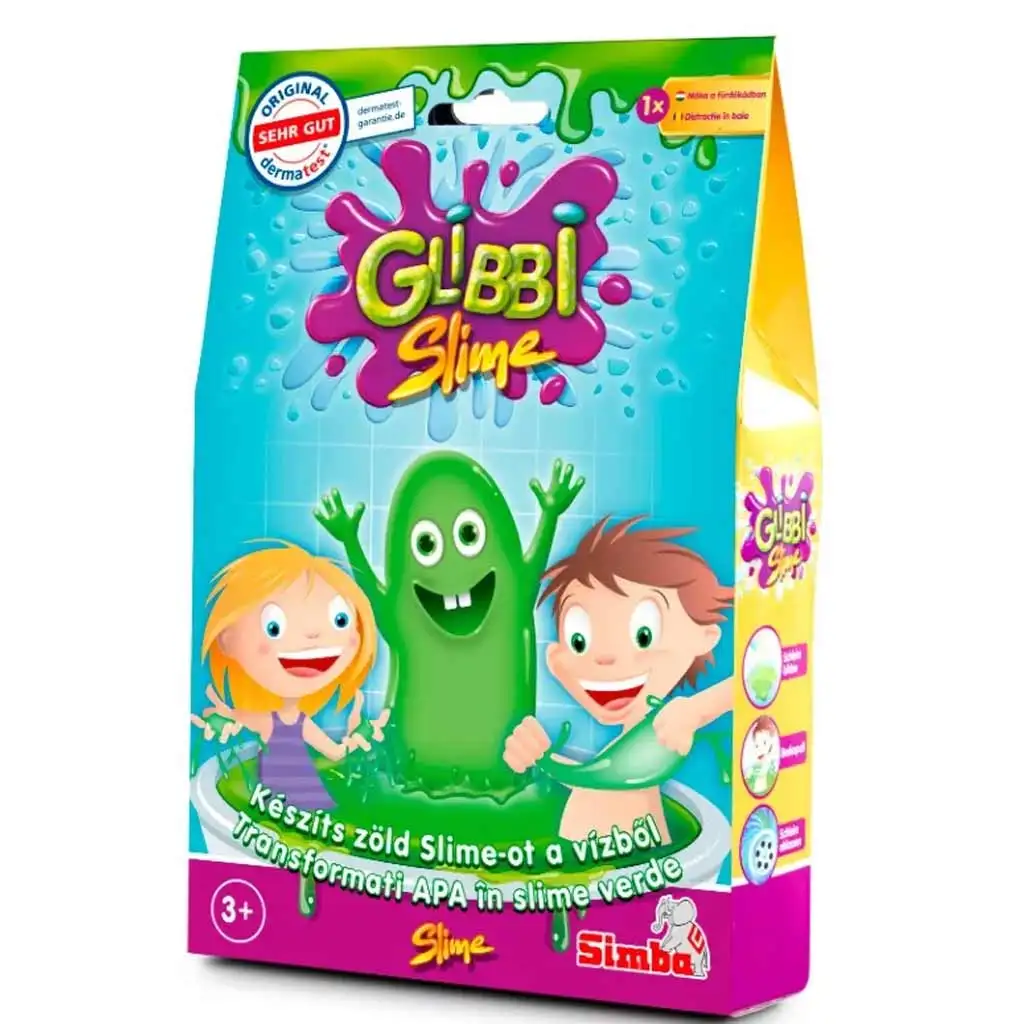 Glibbi Slime zielony żel do kąpieli – Simba toys kép 1