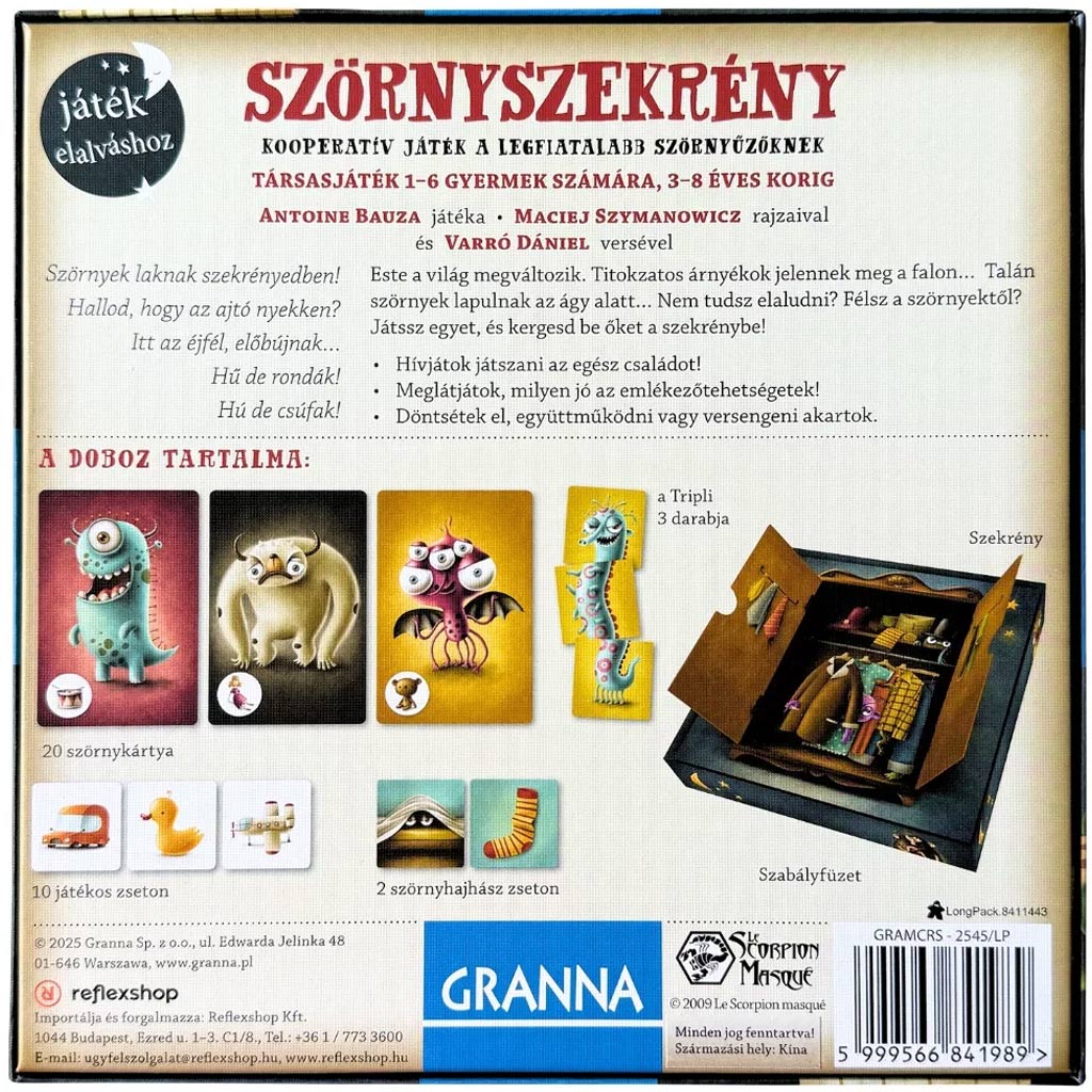 Gra planszowa "Szafka potworów" kép 2