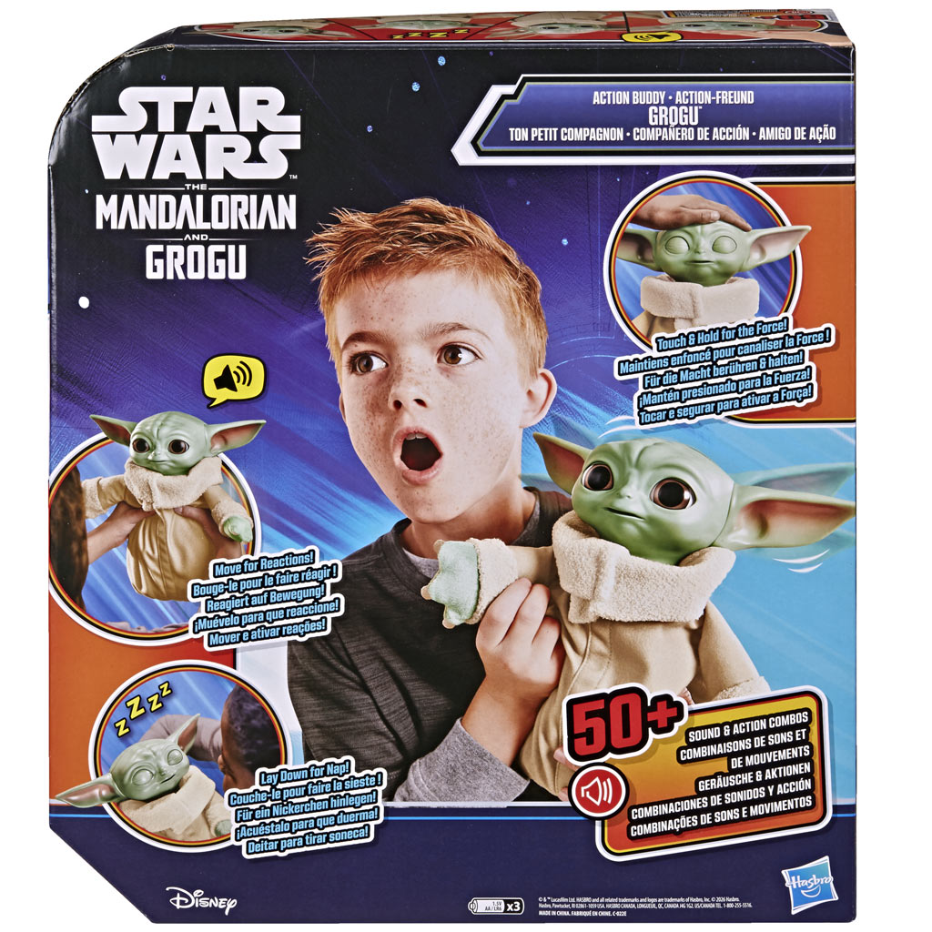 Star Wars: Action Buddy Grogu interaktywna pluszowa figurka – Hasbro kép 3