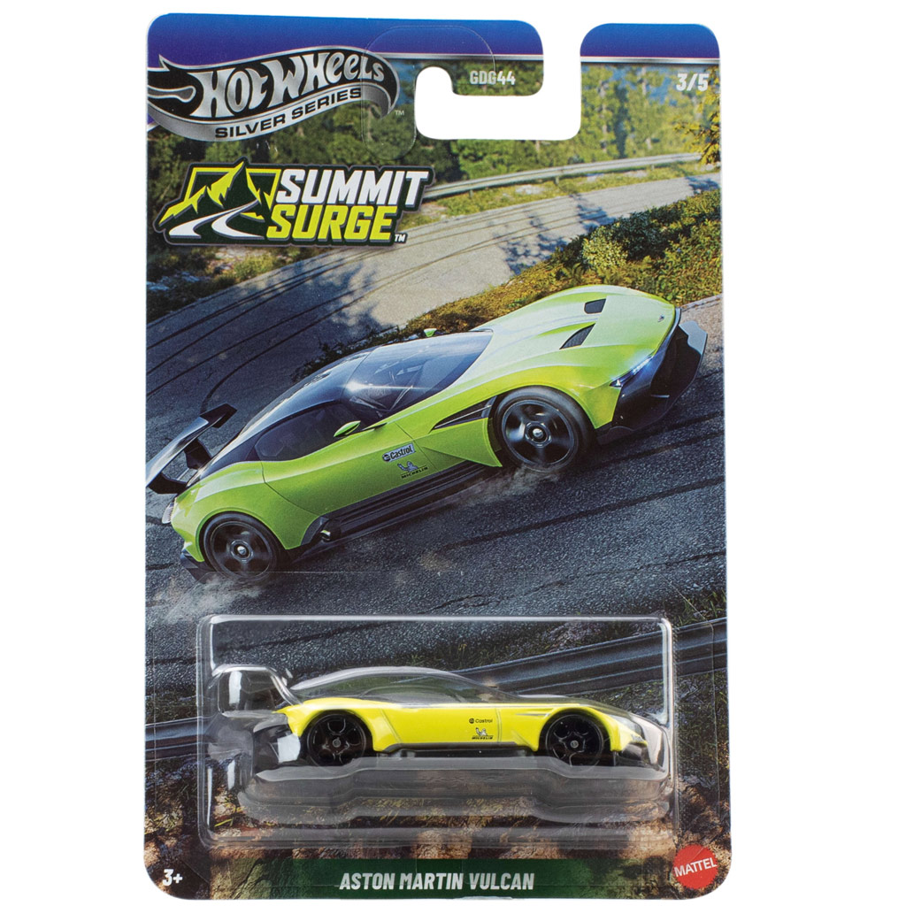 Hot Wheels Silver Series: Aston Martin Vulcan samochodzik 1/64 - Mattel kép 1