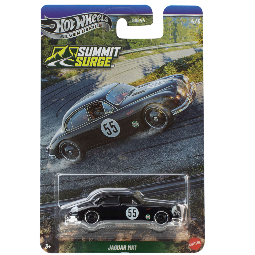 Hot Wheels Silver Series: Jaguar MK1 samochodzik 1/64 - Mattel kép 1