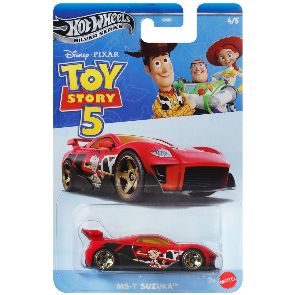 Hot Wheels Silver Series: Toy Story 5 MS-T Suzuka mały samochód 1/64 - Mattel kép 1