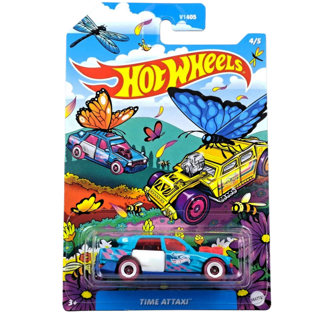 Hot Wheels Wiosenna seria: Time Attaxi samochodzik 1:64 - Mattel kép 1