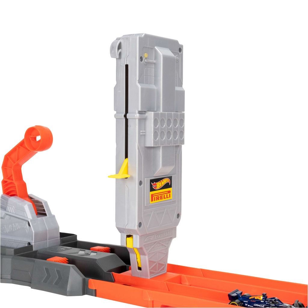 Hot Wheels: Zestaw toru Start z siatki Formuły 1 - Mattel kép 5