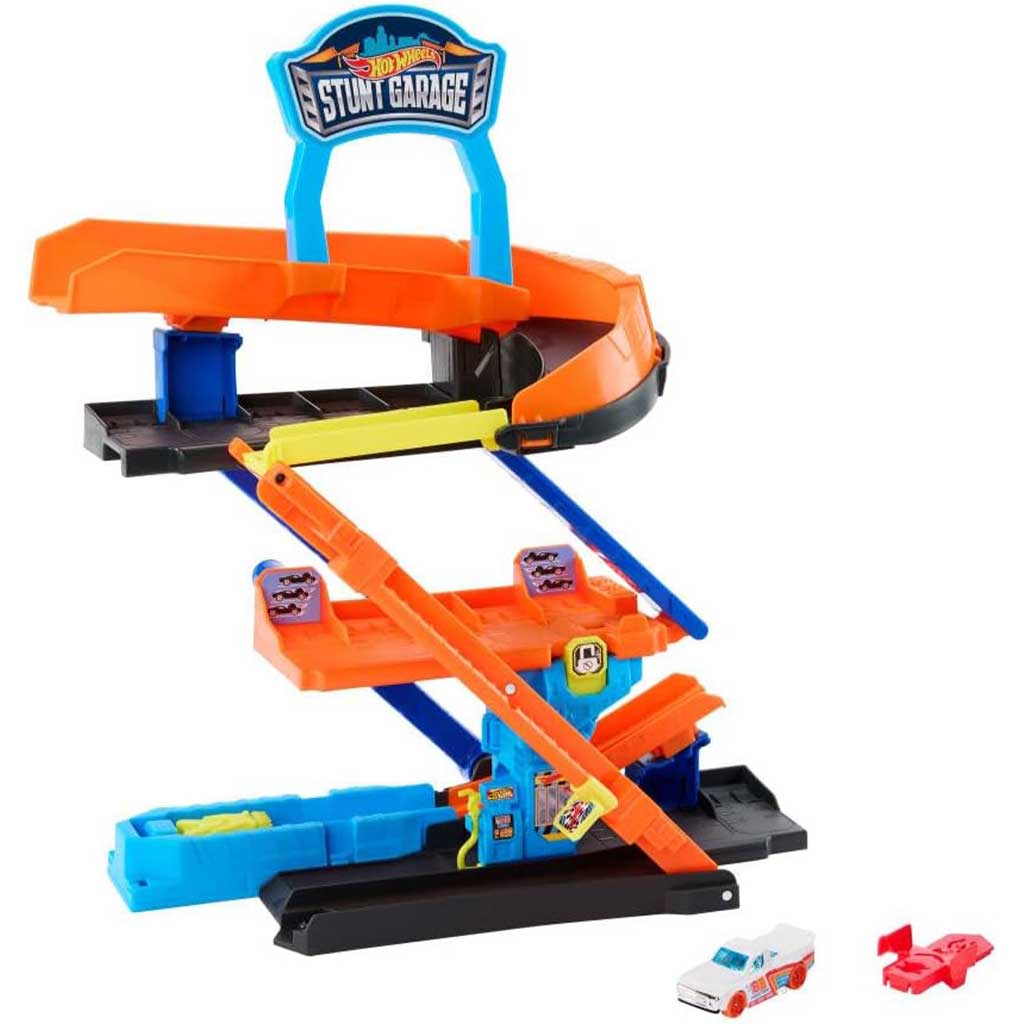 Hot Wheels: Garaż kaskaderski zestaw zabawkowy - Mattel kép 2