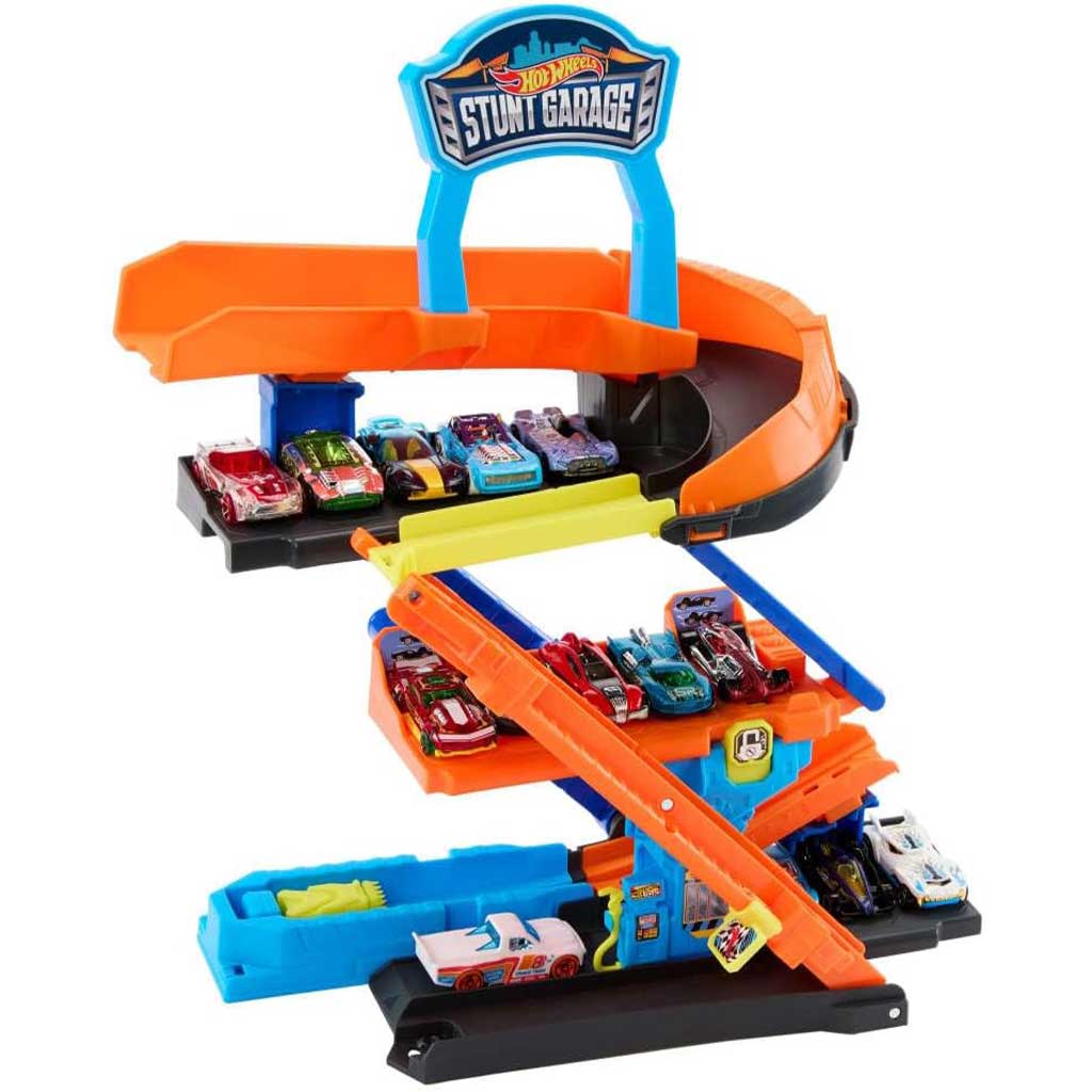 Hot Wheels: Garaż kaskaderski zestaw zabawkowy - Mattel kép 3