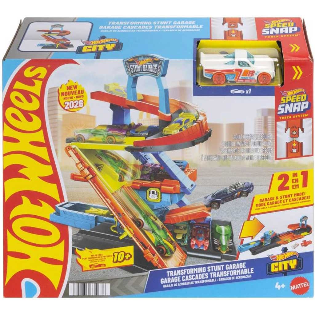 Hot Wheels: Garaż kaskaderski zestaw zabawkowy - Mattel kép 1