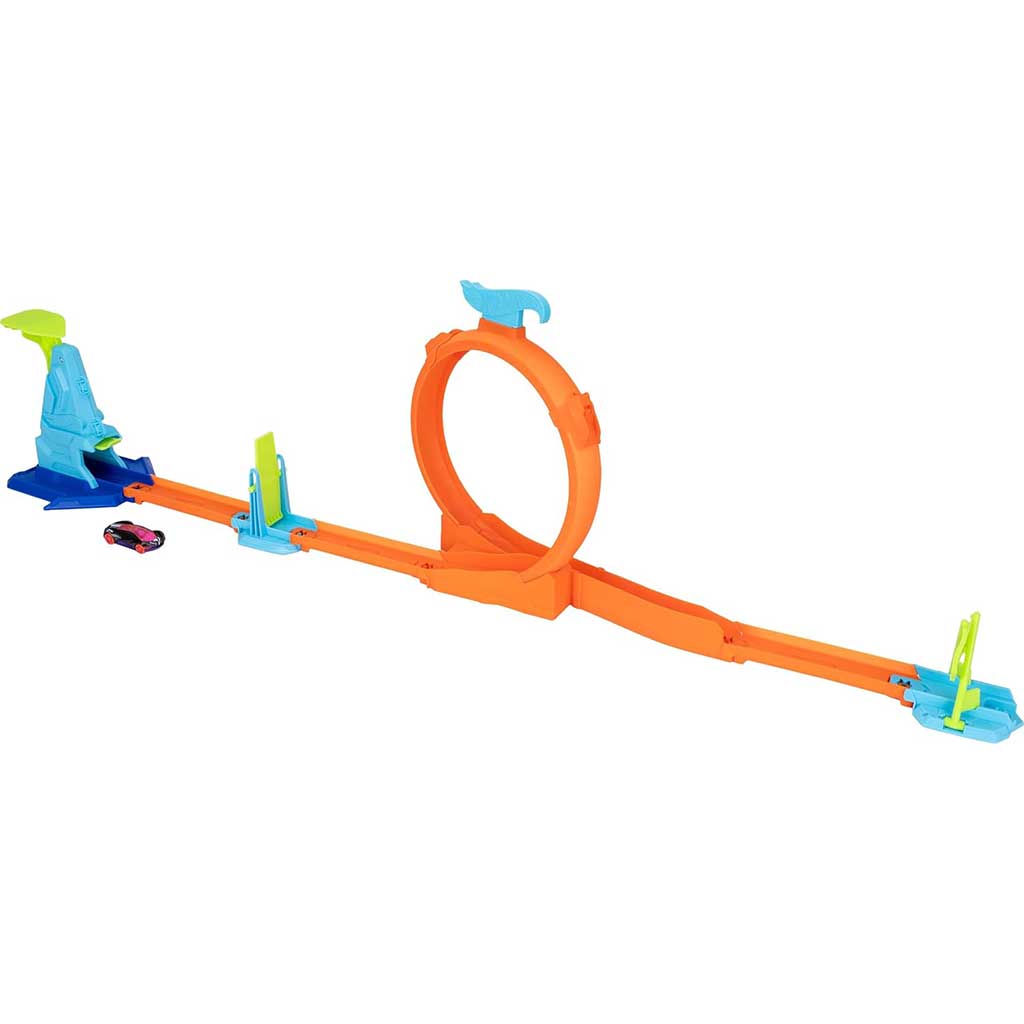 Hot Wheels: Zestaw startowy kaskaderski - Loop Flag Finish - Mattel kép 2