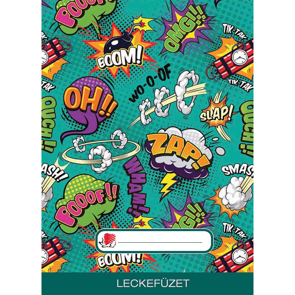 ICO: zeszyt z motywem graffiti Süni, format A5 kép 1