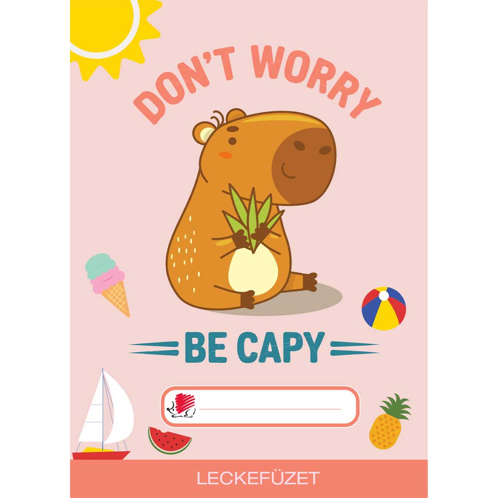 ICO: Zeszyt z motywem Süni Capybara, format A5 kép 1